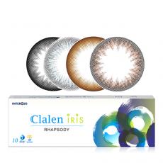 韩国茵洛Clalen iris 系列隐形近视眼镜美瞳日抛10片装小直径彩色隐形近视眼镜