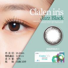 韩国茵洛Clalen iris 系列隐形近视眼镜美瞳日抛10片装小直径彩色隐形近视眼镜